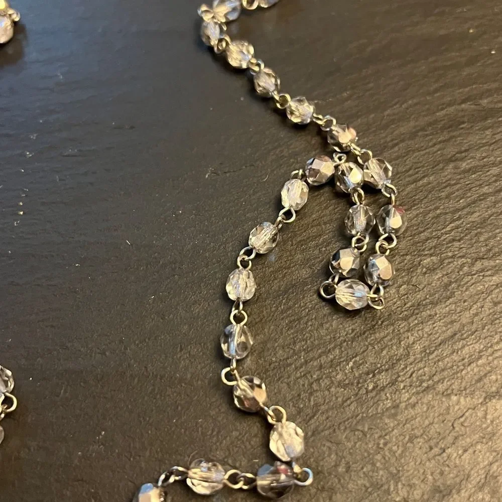 🌟 Handcrafted Vintage Silver Eyeglass Chain 🌟